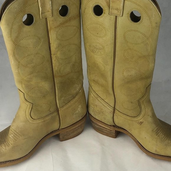 Pure Leather Boots Size 10D  Rare Beautiful Color main image 8